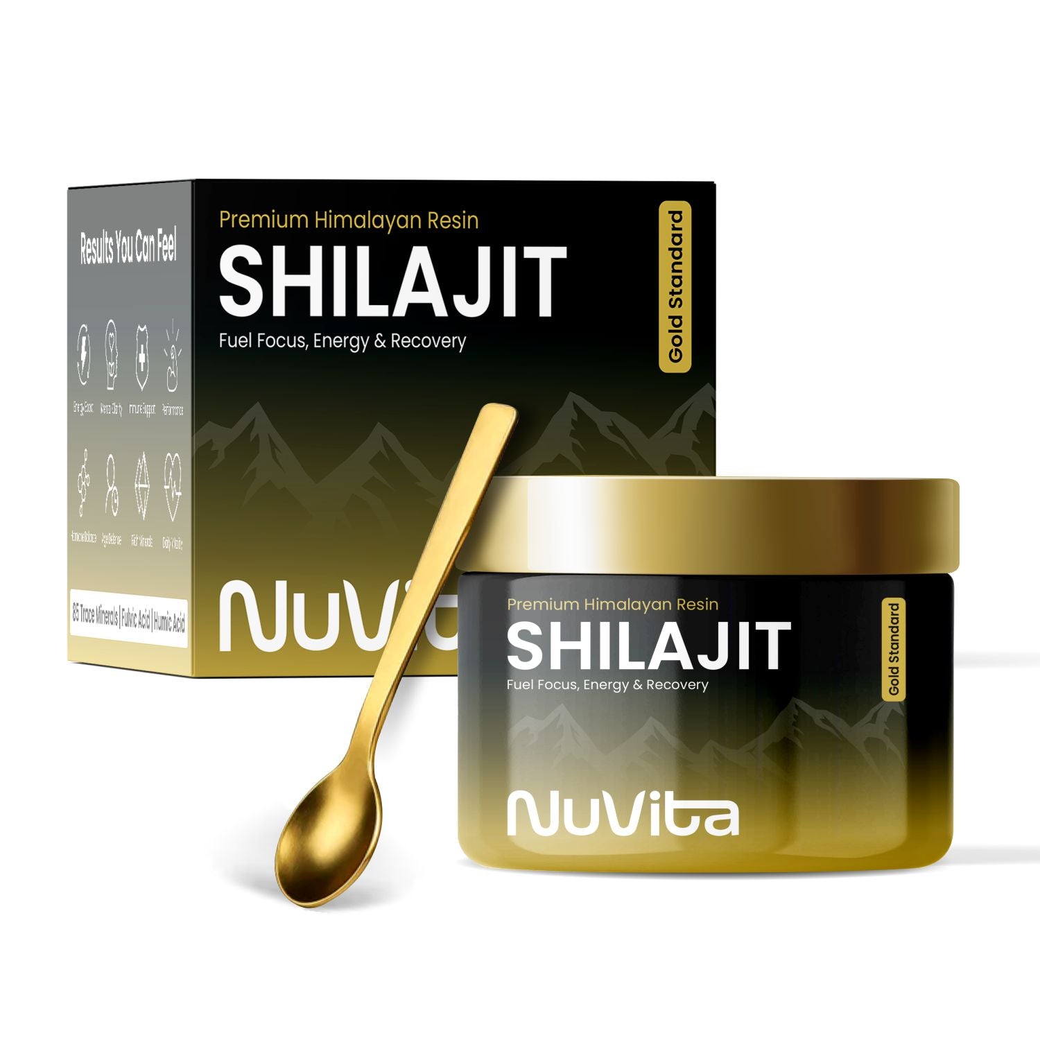 Pure Shilajit | Natural Himalayan Gold Standard Mineral Complex | 50g
