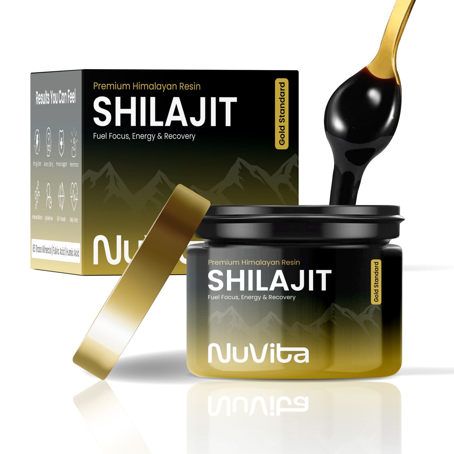 Pure Shilajit | Natural Himalayan Gold Standard Mineral Complex | 50g