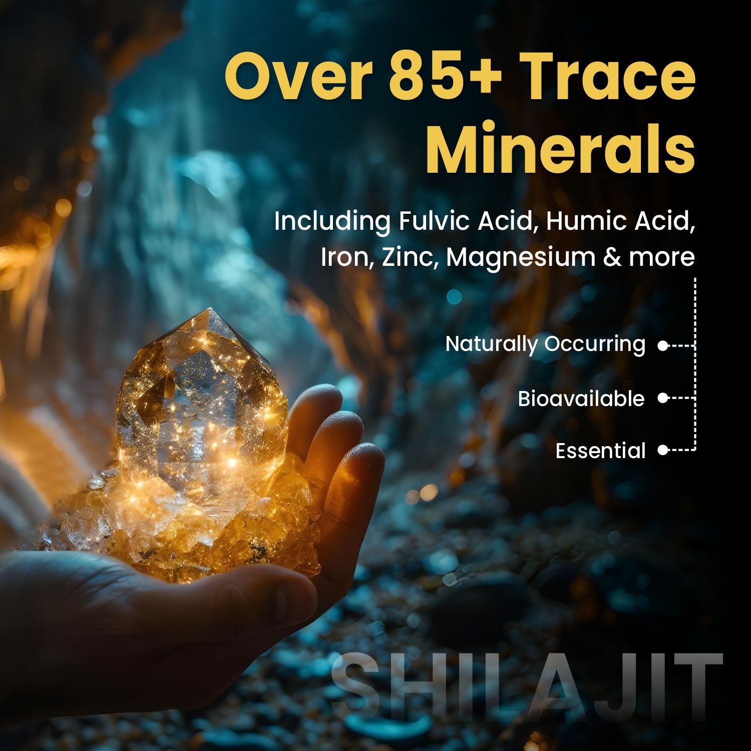 Pure Shilajit | Natural Himalayan Gold Standard Mineral Complex | 50g