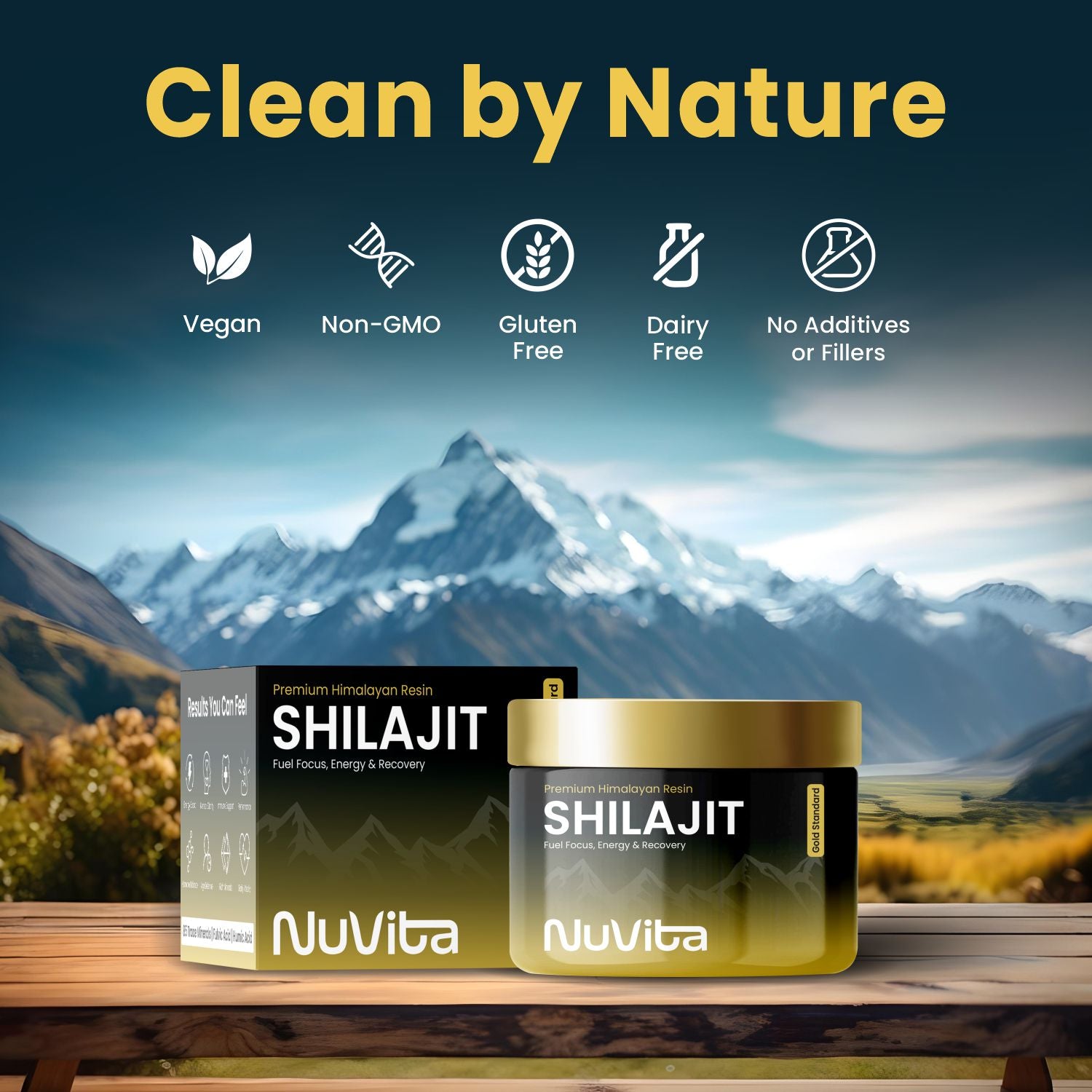 Pure Shilajit | Natural Himalayan Gold Standard Mineral Complex | 50g